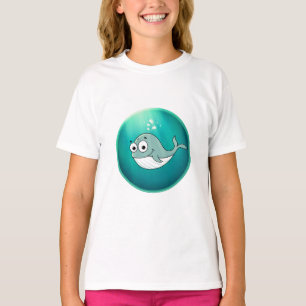 Camiseta Ballena, cachalote, bajo el agua