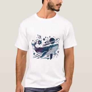 Camiseta Ballena cósmica mística