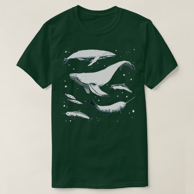 Camiseta Ballena de ballena 49 (Diseño del anverso)