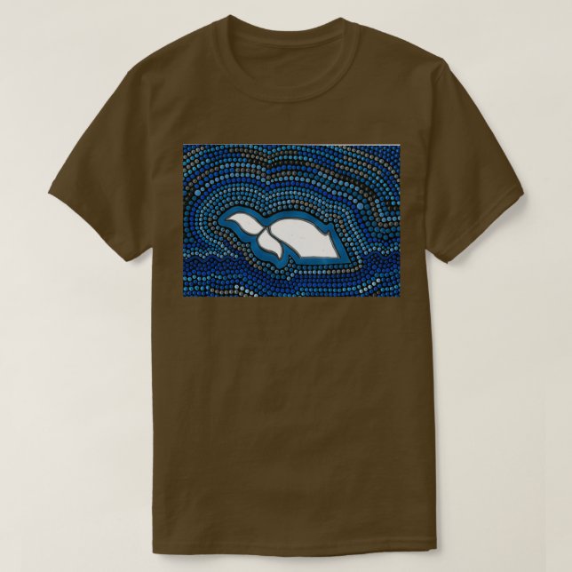 Camiseta Ballena de Bebé Blanco (Diseño del anverso)