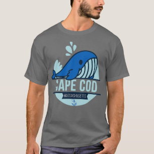 Camiseta Ballena de Cape Cod Massachusetts