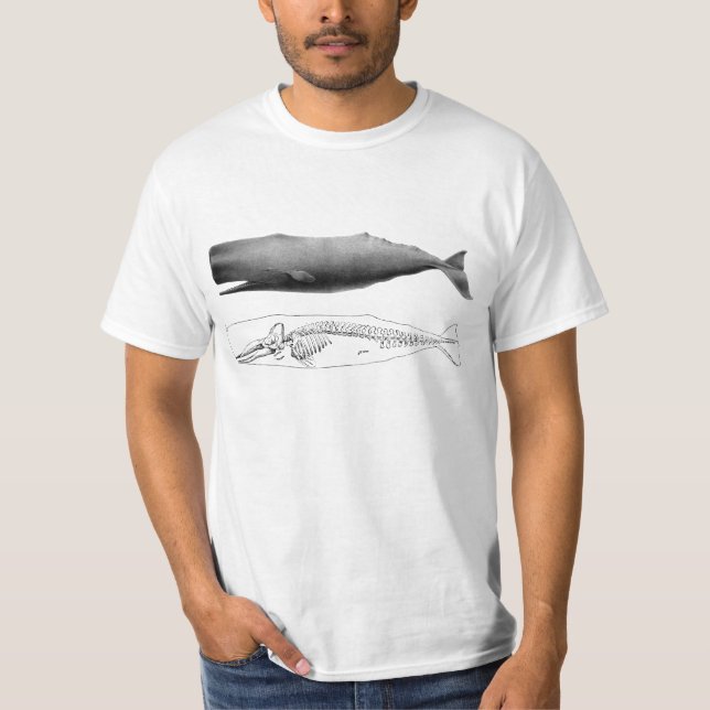 Camiseta ballena de esperma (Anverso)