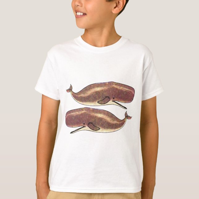 Camiseta Ballena de esperma (Anverso)