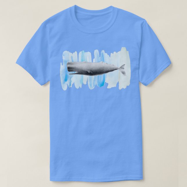 Camiseta Ballena de esperma Physeter macrocephalus (Diseño del anverso)