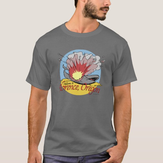 Camiseta Ballena de estallido (Anverso)