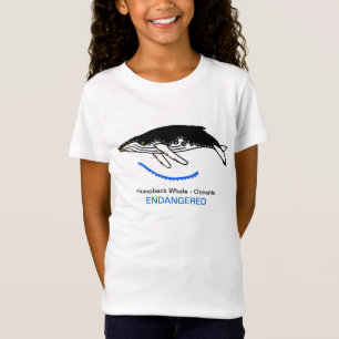 Camiseta BALLENA de joroba - Gráfico animal en peligro de e