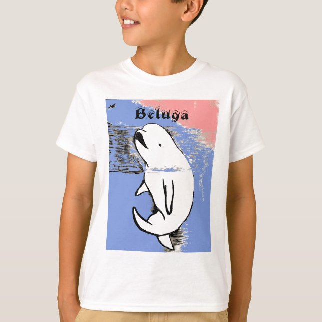 Camiseta Ballena de la beluga (Anverso)