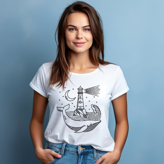Camiseta Ballena de la Luna del Faro (Subido por el creador)