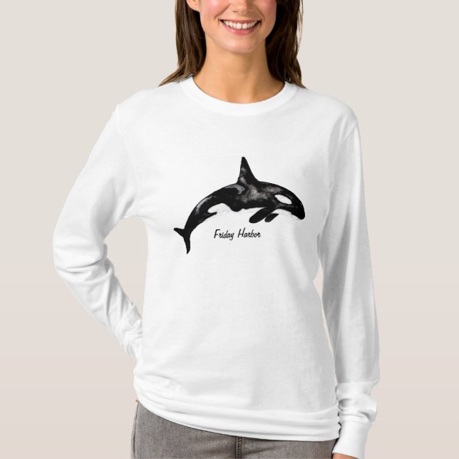 Camiseta Ballena de la orca (Anverso)