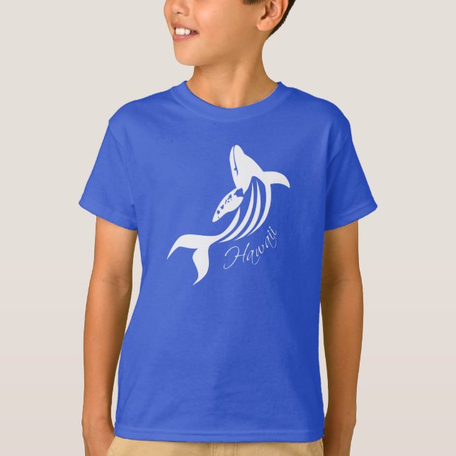 Camiseta Ballena de las islas Aloha Hawaii (Anverso)