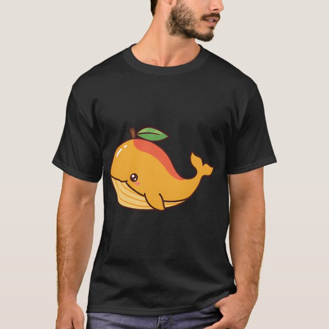 Camiseta Ballena de mango (Anverso)