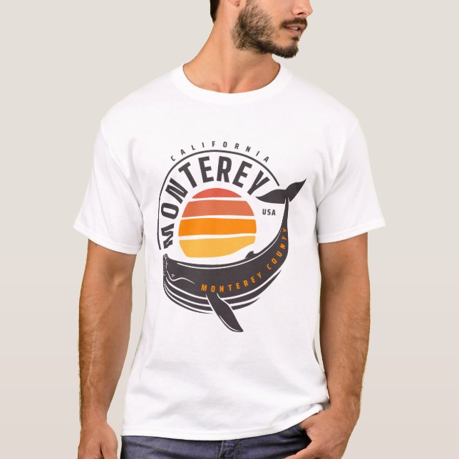 Camiseta Ballena de Monterey California (Anverso)