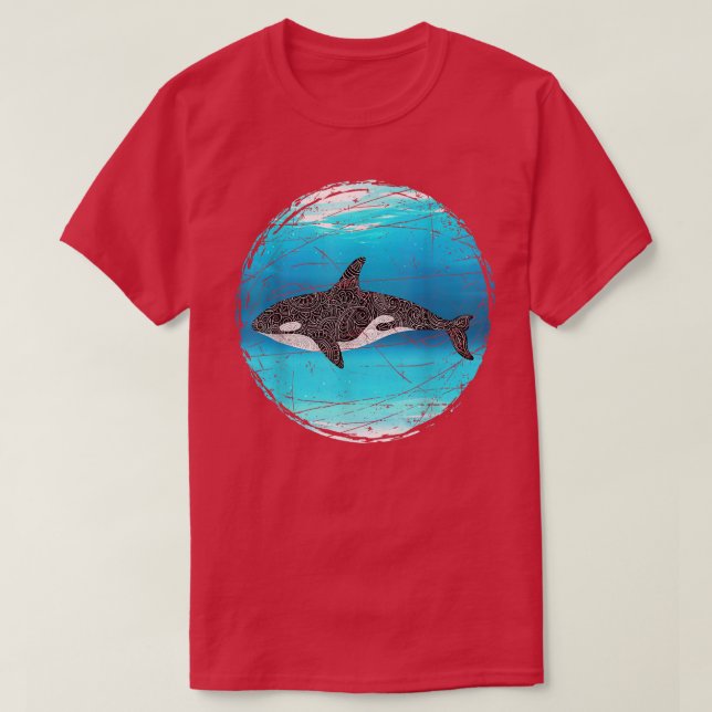 Camiseta Ballena de Ocean Killer  (Diseño del anverso)