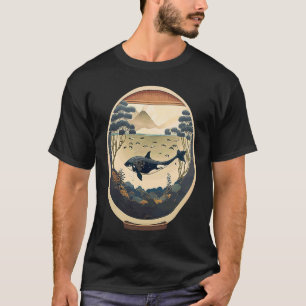 Camiseta Ballena de orca en bol de pescado Orca en acuario