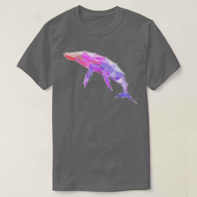 Camiseta Ballena de patrón 8 (Diseño del anverso)