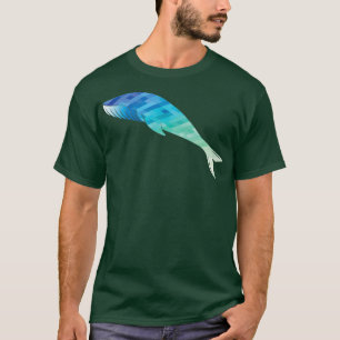 Camiseta ballena de polígono