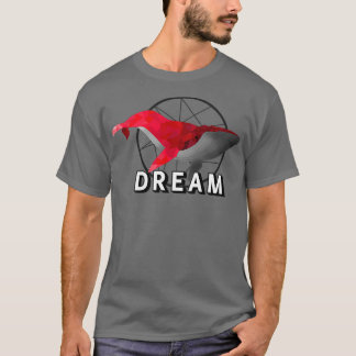 Camiseta Ballena de sueño rojo