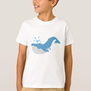Camiseta Ballena del océano azul profundo