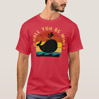 Camiseta Ballena eres mía Retro Vintage Valentinex27s Day