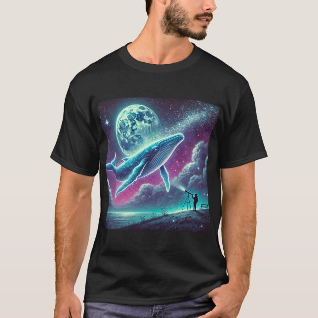 Camiseta Ballena espacial (Anverso)