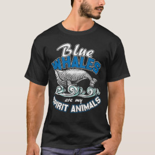 Camiseta Ballena espiritual de azul