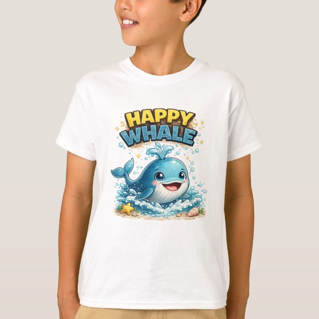 Camiseta Ballena Feliz (Anverso)