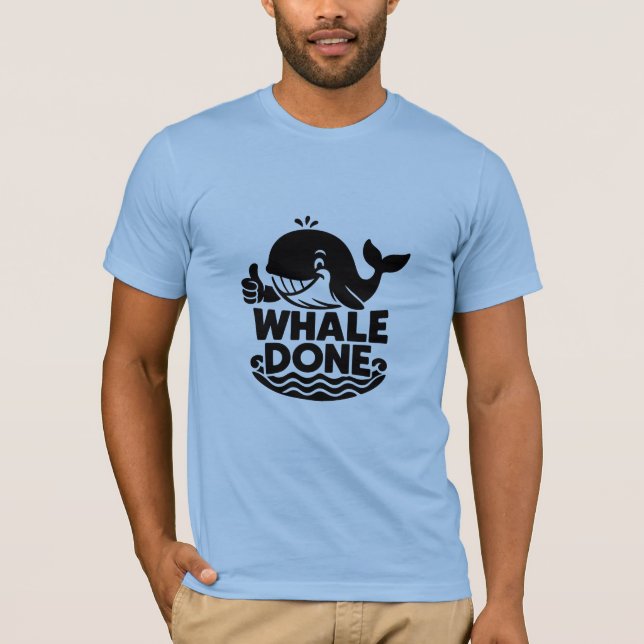 Camiseta Ballena finalizada | Cómnito sarcástico de ballena (Anverso)