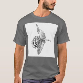 Camiseta Ballena floral 3