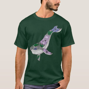 Camiseta Ballena floral 4