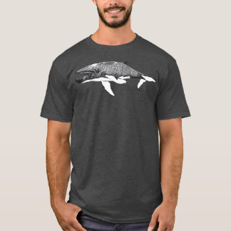 Camiseta Ballena gris