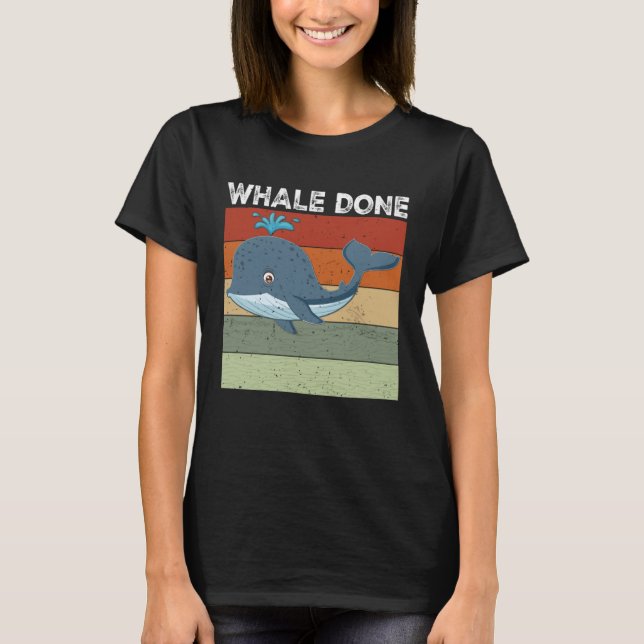 Camiseta Ballena Hecho En Mar Orca Mamal Lover Pullover Hoo (Anverso)