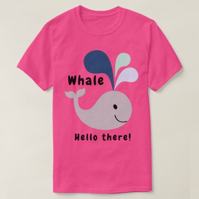 Camiseta Ballena Hola Ahí 7 (Diseño del anverso)