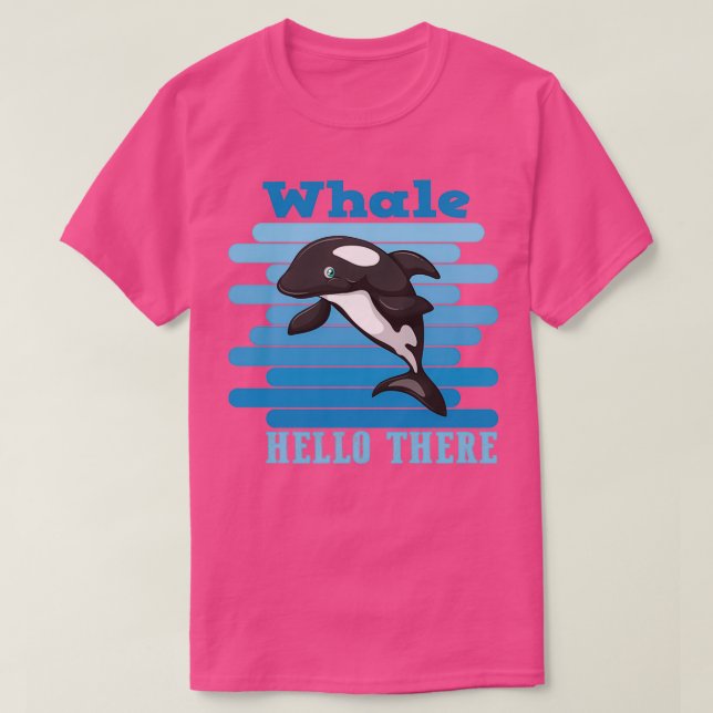 Camiseta Ballena Hola allí 1 (Diseño del anverso)