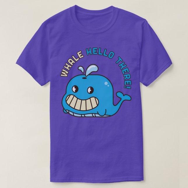Camiseta Ballena Hola Allí 6 (Diseño del anverso)