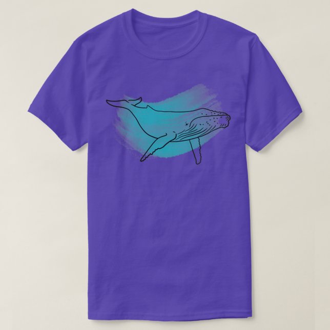 Camiseta Ballena jorobada (Diseño del anverso)