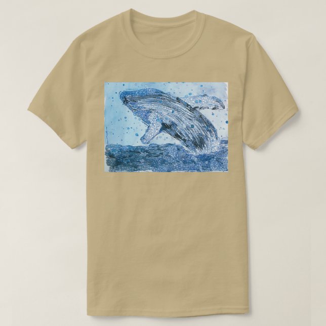 Camiseta ballena jorobada 42 (Diseño del anverso)
