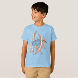 Camiseta - Ballena nadando a través de la hierba