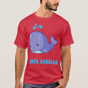 Camiseta ballena observando a los hombres de SANTA BARBARA 