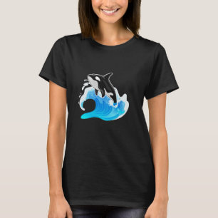 Camiseta Ballena Orca Mar Ola Oceano