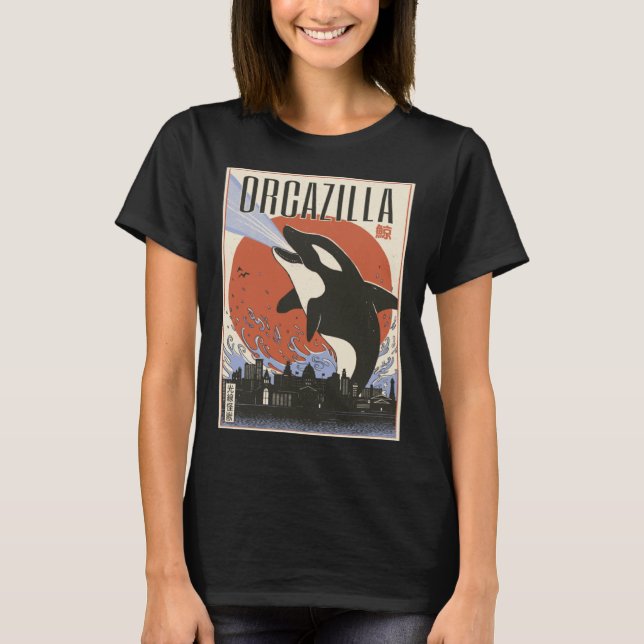 Camiseta Ballena Orcazilla Asia (Anverso)