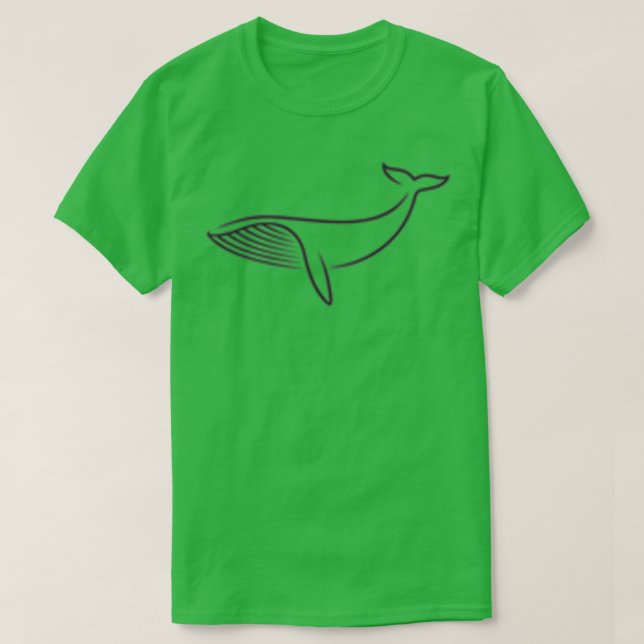 Camiseta Ballena patrón 12 (Diseño del anverso)