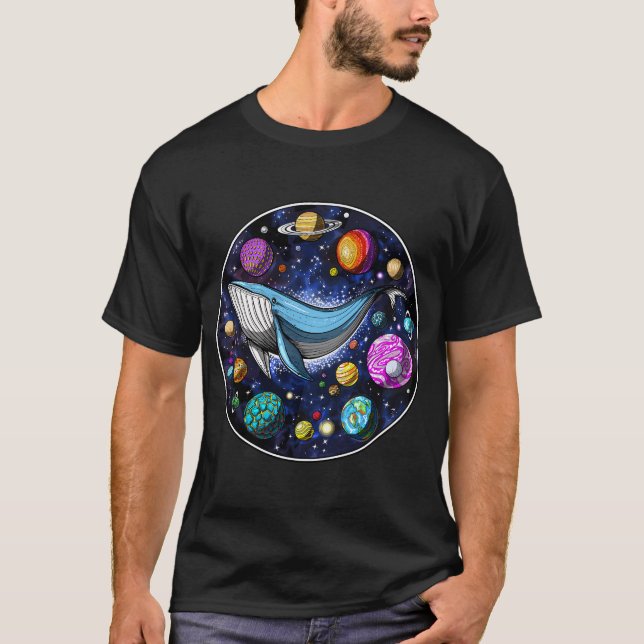 Camiseta Ballena Psicodélica (Anverso)
