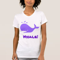¡Ballena! Púrpura. Personalizable