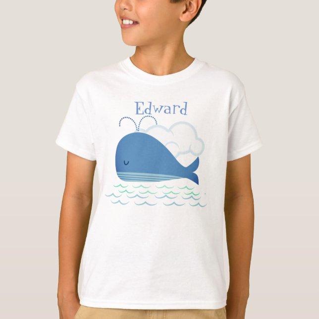 Camiseta Ballena relajada (Anverso)