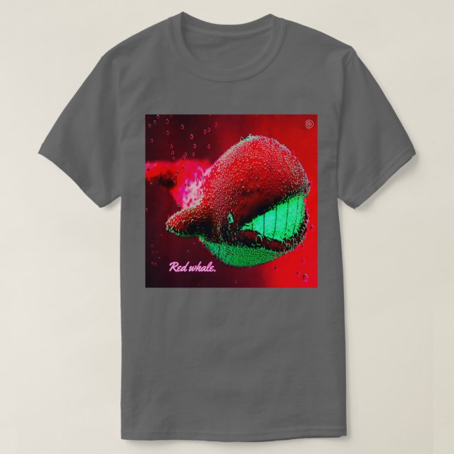 Camiseta Ballena roja (Diseño del anverso)