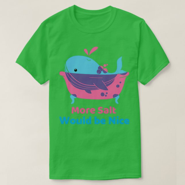 Camiseta Ballena salada (Diseño del anverso)