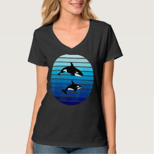 Camiseta Ballena Sarcástica Para Vacaciones Familiares Retr