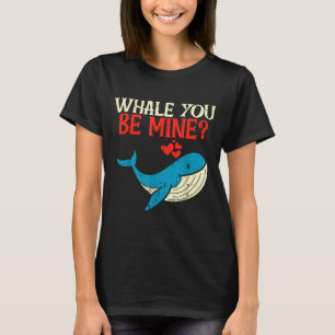Camiseta Ballena Serás Mía Día de San Valentín Pun Orca Div
