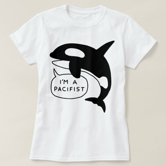 Camiseta Ballena sin violencia (Diseño del anverso)