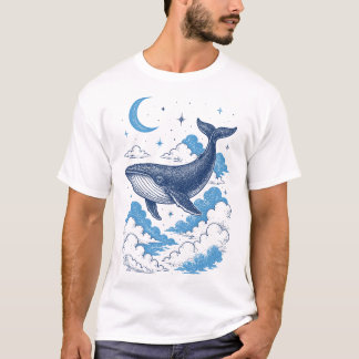 Camiseta Ballena Soñadora del Cielo
